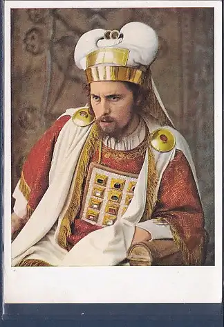 [Ansichtskarte] AK Passionsspiele 1950 Oberammergau Kaiphas - Der Hohenpriester Darsteller Stückl Benedikt jun. 