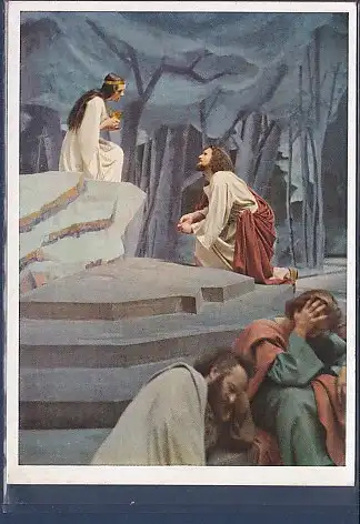 [Ansichtskarte] AK Passionsspiele 1950 Oberammergau Ölberg. 