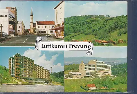 [Ansichtskarte] AK Luftkurort Freyung 4.Ansichten 1976. 