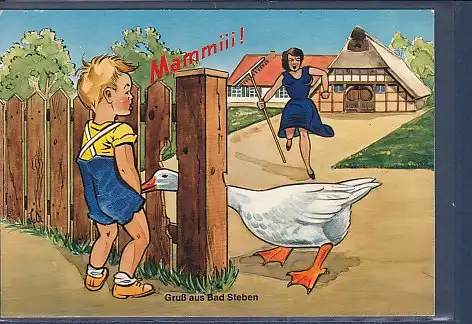 [Ansichtskarte] AK Gruß aus Bad Steben Mammiii! 1975. 