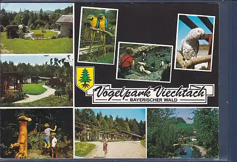 [Ansichtskarte] AK Vogelpark Viechtach Bayerischer Wald 8.Ansichten 1990. 
