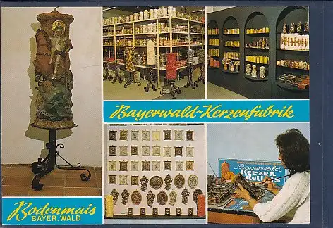 [Ansichtskarte] AK Bayerwald Kerzenfabrik Bodenmais Bayer. Wald 5.Ansichten 1970. 