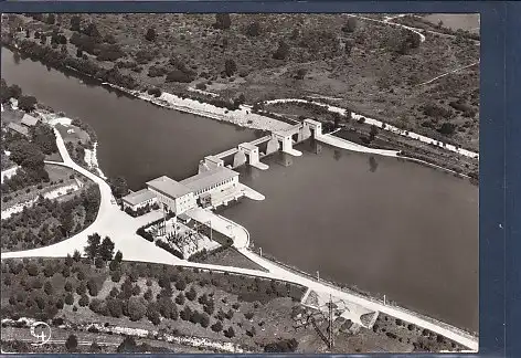 [Ansichtskarte] AK Kraftwerk Ellgau Pension Biehal Kr. Donauwörth Luftbild 1960. 