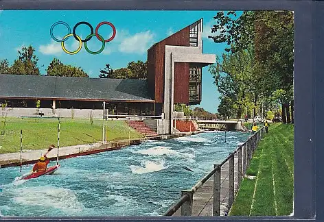 [Ansichtskarte] AK Augsburg Plympische Kanu Slalomstrecke 1972. 