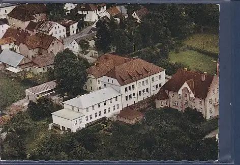 [Ansichtskarte] AK Kloster der A. Schulschwestern mit Haushaltungsschule und Kindergarten Vohenstrauß Luftbild 1965. 