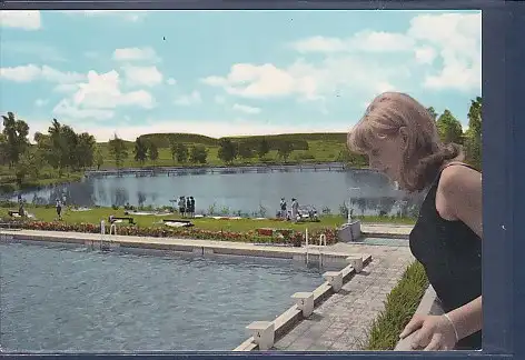 [Ansichtskarte] AK Auerbach / Opf. - Schwimmbad 1970. 