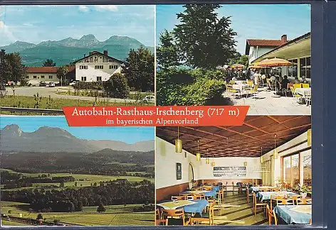 [Ansichtskarte] AK Autobahn Rasthaus Irschenberg im bayerischen Alpenvorland 4.Ansichten 1987. 