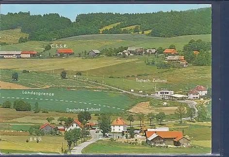 [Ansichtskarte] AK Deutsch Tschechische Landesgrenze bei Furth im Wald 1976. 