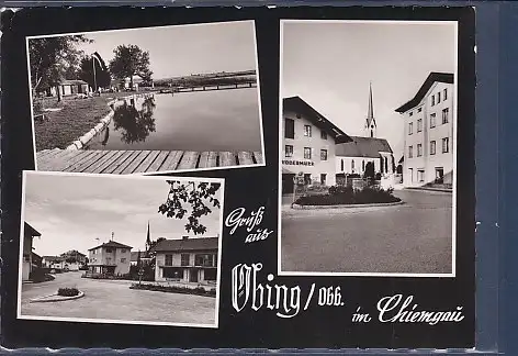 [Ansichtskarte] AK Gruß aus Obing / Obb. im Chiemgau 3.Ansichten 1966. 