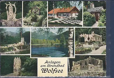 [Ansichtskarte] AK Anlagen am Strandbad Wolfsee 9.Ansichten 1976. 