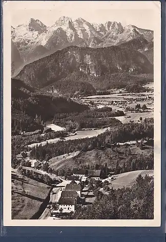 [Ansichtskarte] AK Melleck bei Bad Reichenhall gegen Unken und Loferer Steinberge 1954. 