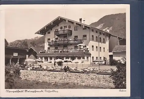 [Ansichtskarte] AK Alpengasthaus ????? Ruhpolding 1950. 