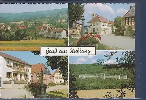 [Ansichtskarte] AK Gruß aus Stublang 4.Ansichten 1970. 