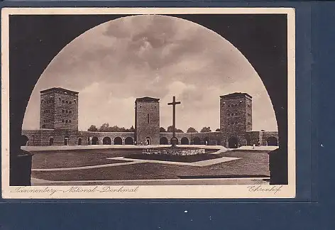 [Ansichtskarte] AK Tannenberg - National Denkmal  Ehrenhof 1933. 