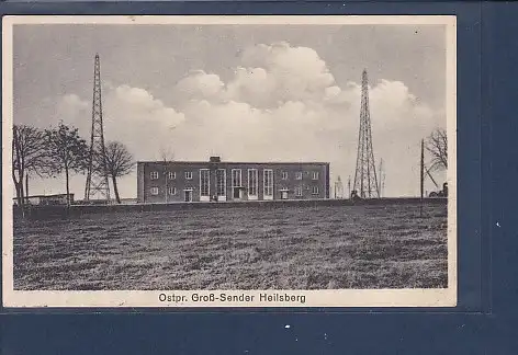 [Ansichtskarte] AK Ostpr. Groß Sender Heilsberg 1931. 