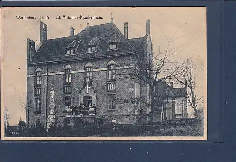 [Ansichtskarte] AK Wartenburg O.-Pr. - St. Antonius Krankenhaus 1920. 