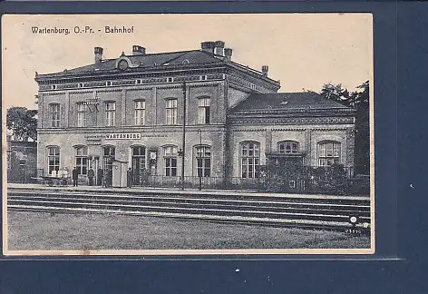 [Ansichtskarte] AK Wartenburg O.-Pr. - Bahnhof 1931. 