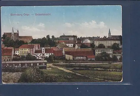 [Ansichtskarte] AK Wartenburg Ostpr. - Gesamtansicht 1929. 