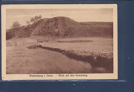 [Ansichtskarte] AK Wartenburg i. Ostpr. - Blick auf den Kreuzberg 1930. 