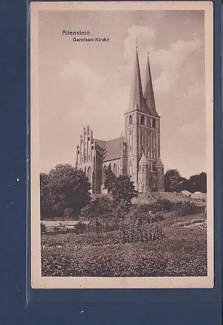 [Ansichtskarte] AK Allenstein Garnison Kirche 1930. 