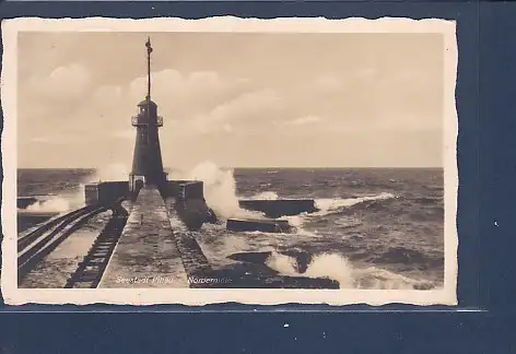 [Ansichtskarte] AK  Seestadt Pillau - Nordermole 1938. 