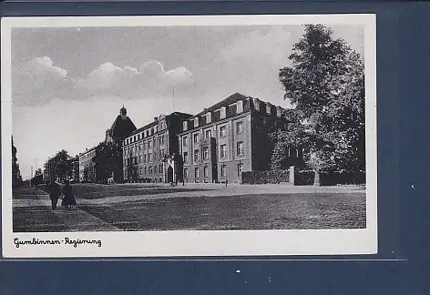 [Ansichtskarte] AK Gumbinnen - Regierung 1943. 