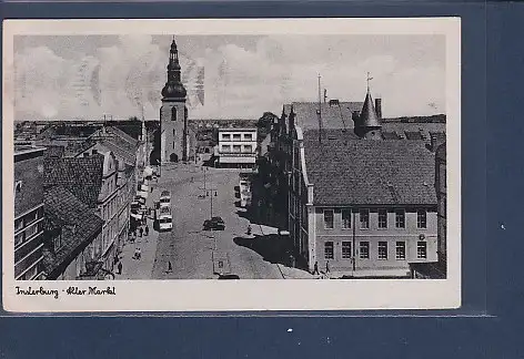 [Ansichtskarte] AK Insterburg - Alter Markt 1943. 