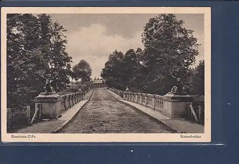 [Ansichtskarte] AK Rominten O.Pr. Kaiserbrücke 1935. 