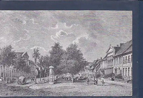 [Ansichtskarte] AK Gumbinnen ein alter Stich Ostpreußen im Bild 1970. 