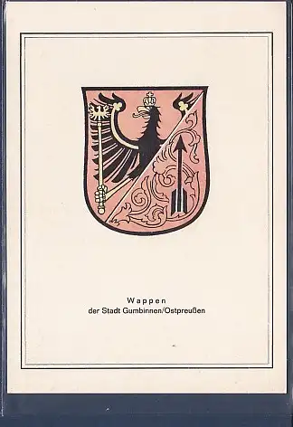 [Ansichtskarte] AK Wappen der Stadt Gumbinnen / Ostpreußen 1960. 
