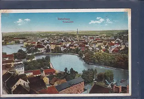 [Ansichtskarte] AK Insterburg Totalansicht 1917. 