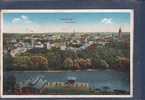 [Ansichtskarte] AK Insterburg Totalansicht 1917. 