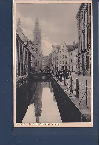 [Ansichtskarte] AK Neisse Am Bischofhof ( Klein Venedig) 1930. 