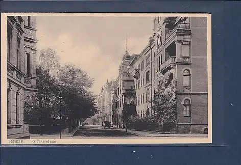 [Ansichtskarte] AK Neisse Kaiserstrasse 1930. 