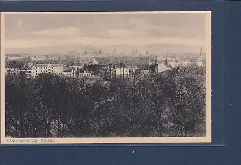 [Ansichtskarte] AK Panorama von Neisse 1930. 