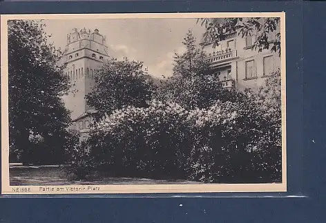 [Ansichtskarte] AK Neisse Partie am Victoria Platz 1930. 