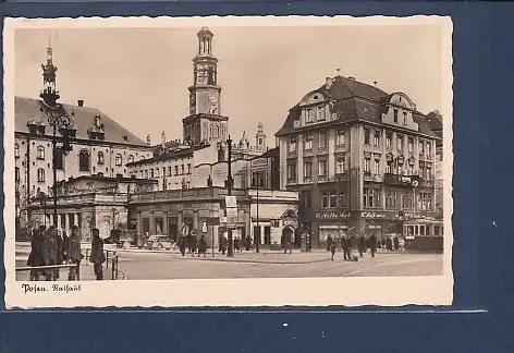 [Ansichtskarte] AK Posen Rathaus 1940. 