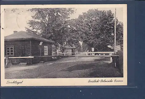 [Ansichtskarte] AK Tirschtiegel Deutsch Polnische Grenze 1936. 