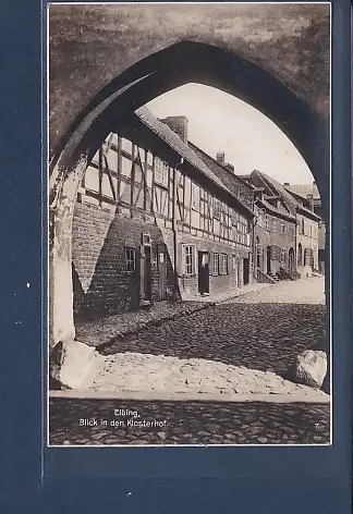 [Ansichtskarte] AK Elbing Blick in den Klosterhof 1930. 