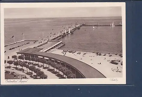 [Ansichtskarte] AK Ostseebad Zoppot Seesteg 1930. 