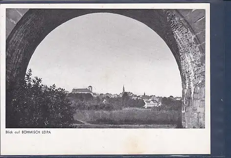 [Ansichtskarte] AK Blick auf Böhmisch Leipa Sudentenland 1950. 
