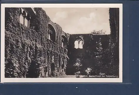 [Ansichtskarte] AK Eger Bankettsaal der Kaiserburg 1940. 