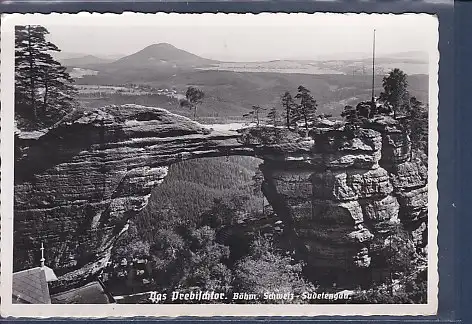 [Ansichtskarte] AK Das Prebischtor Böhm. Schweiz Sudetengau 1940. 