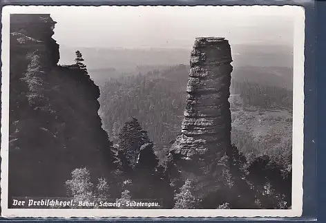 [Ansichtskarte] AK Das Prebischkegel Böhm. Schweiz Sudetengau 1940. 