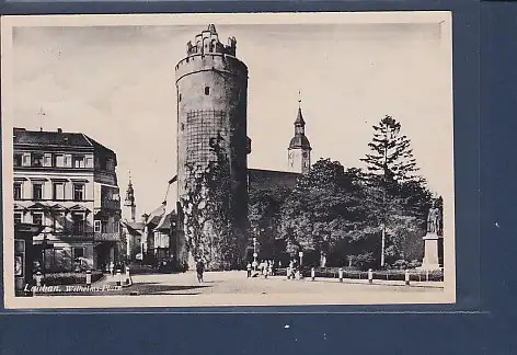 [Ansichtskarte] AK Lauban Wilhelms Platz 1944. 