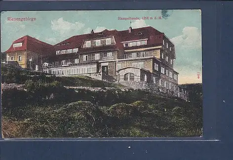 [Ansichtskarte] AK Riesengebirge Hampelbaude 1914. 