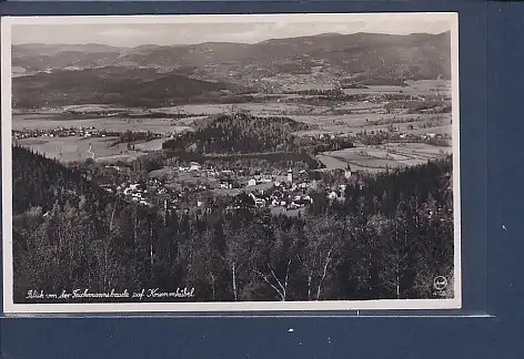 [Ansichtskarte] AK Blick von der Teichmannsbaude auf Krummhübel 1941. 