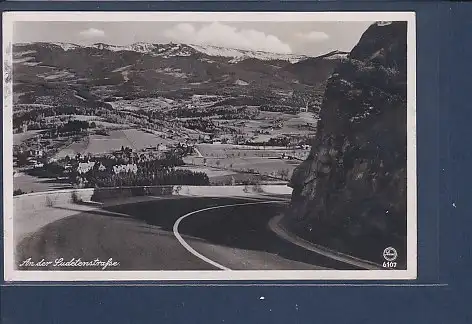 [Ansichtskarte] AK An der Sudetenstraße Riesengebirge mit Mittelschreiberhau und dem Hochgebirge 1940. 