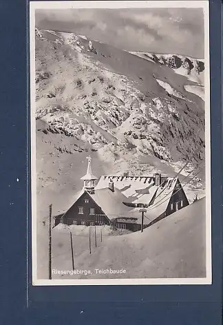 [Ansichtskarte] AK Riesengebirge Teichbaude 1940. 