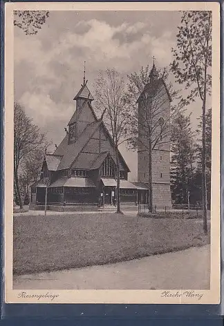 [Ansichtskarte] AK Riesengebirge  Kirche Wang 1940. 